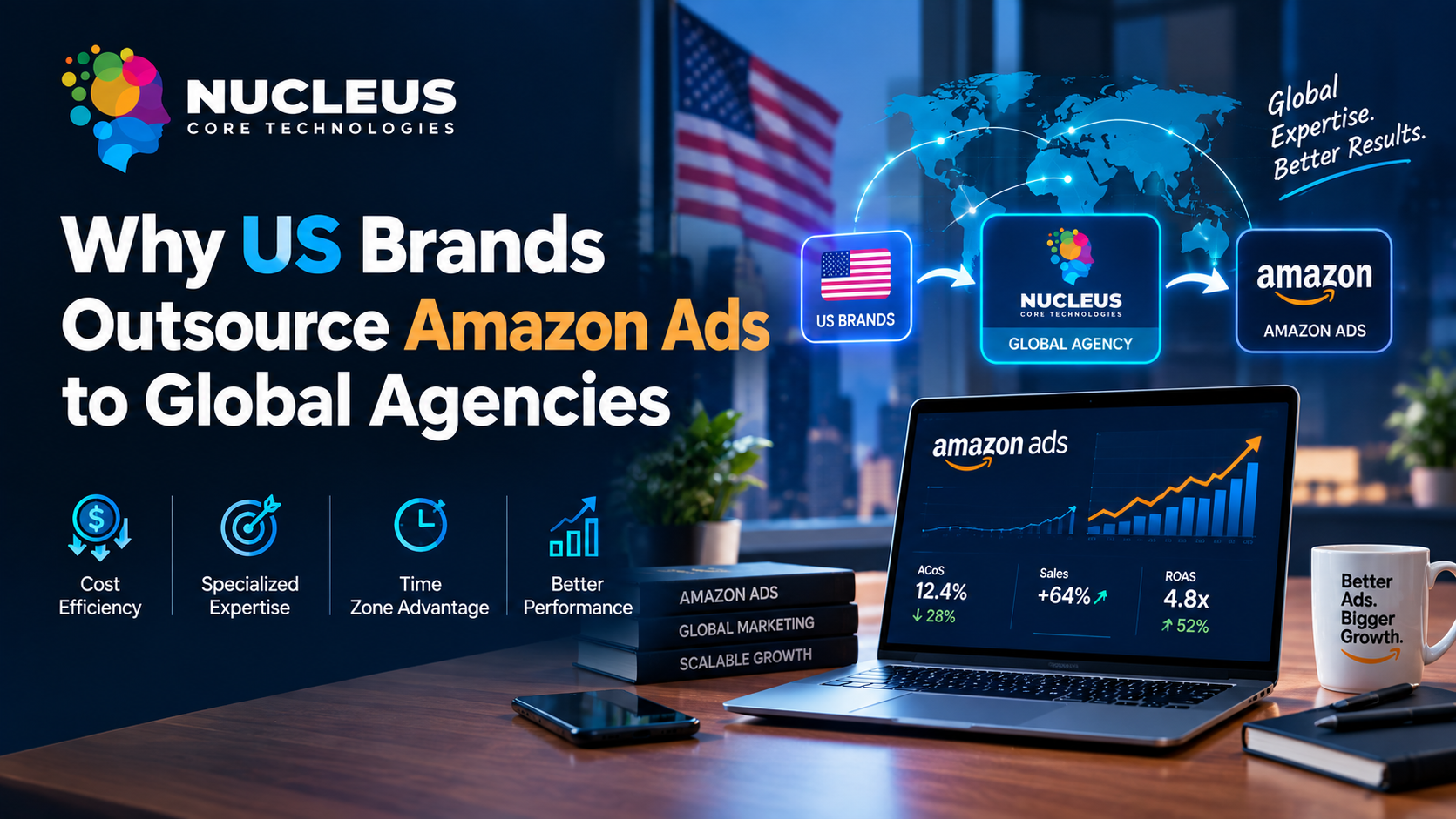Why US Brands Outsource Amazon Ads to Global Agencies